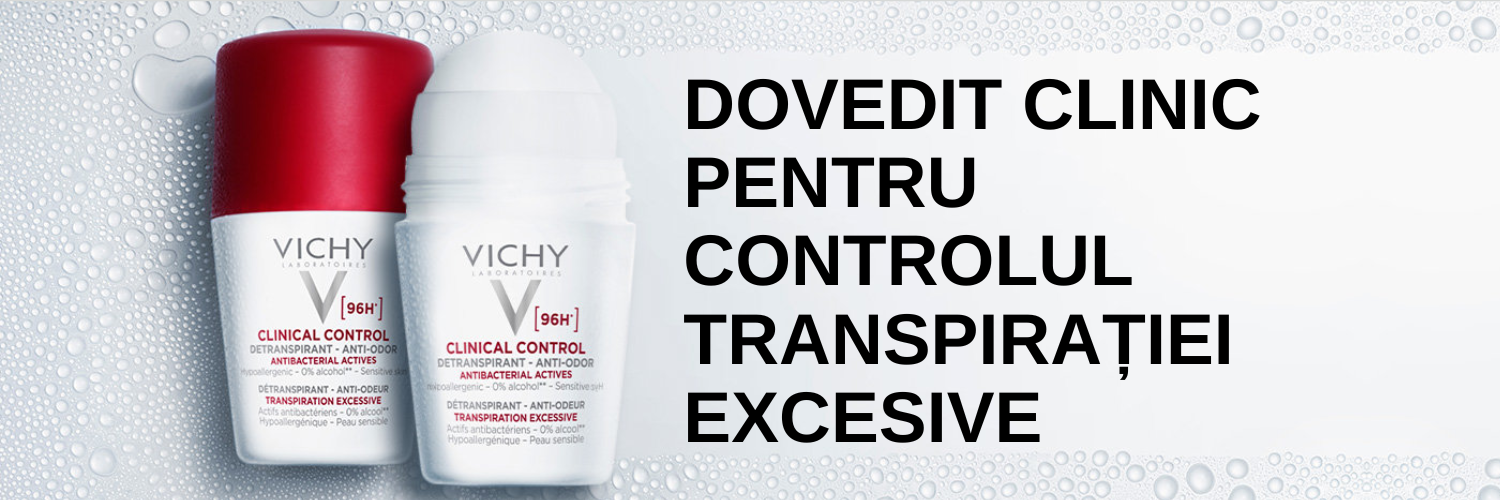 Deodorant roll-on antiperspirant Clinical Control, 50ml, Vichy